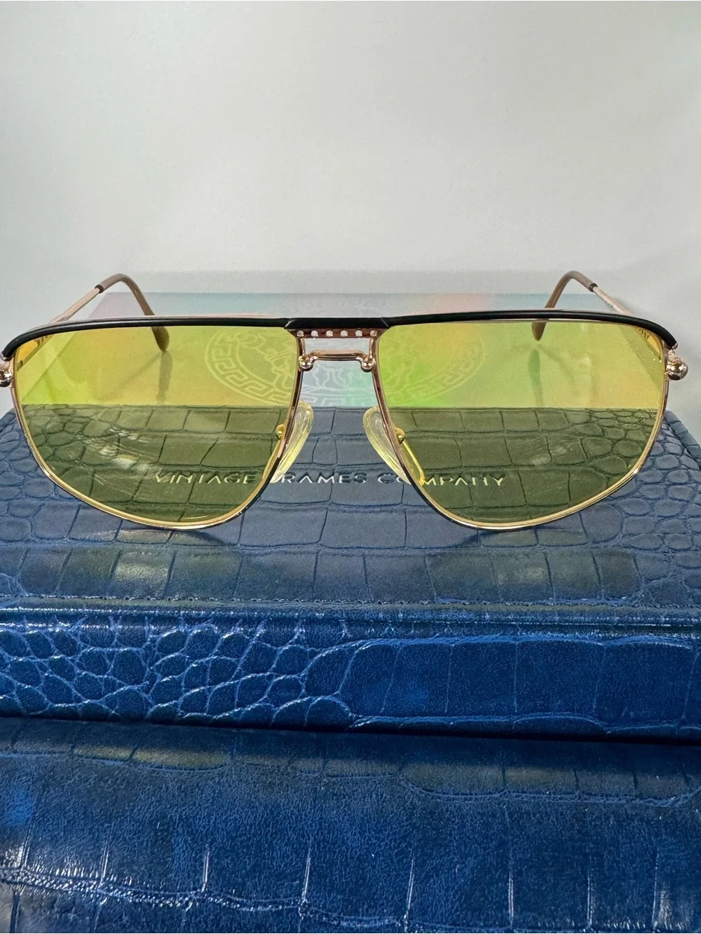 Yellow Lens Men's Sunglasses - Vintage Style